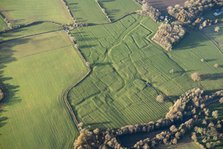 Deserted medieval settlement of Sulby and associated ridge and furrow, Northamptonshire, 2020. Creator: Damian Grady.