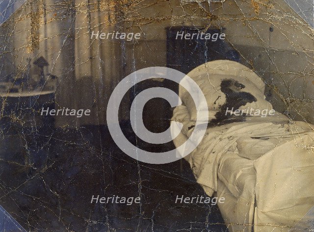 Room in the Mariinskaya Hospital where Fyodor Kokoshkin was murdered, Petrograd, Russia, 1918. Artist: Unknown