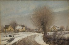 A Sealand Village. Winter, 1906. Creator: Laurits Andersen Ring.