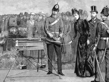 'The National Rifle Association Meeting - Her Royal Highness the Princess of Wales...', 1890. Creator: Unknown.