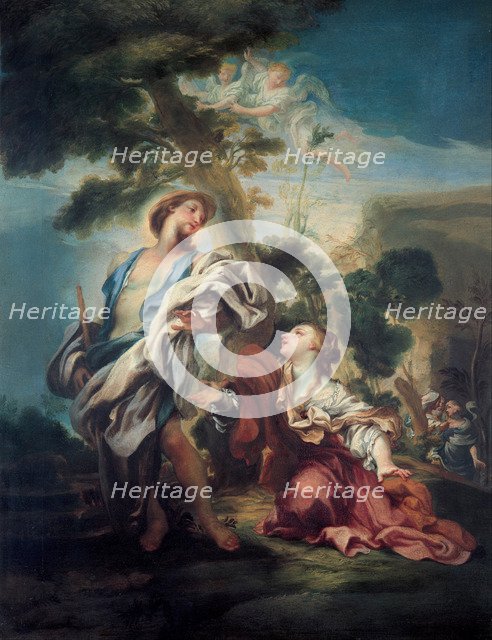 Noli me tangere, 1680. Artist: De Ferrari, Gregorio (1647-1726)