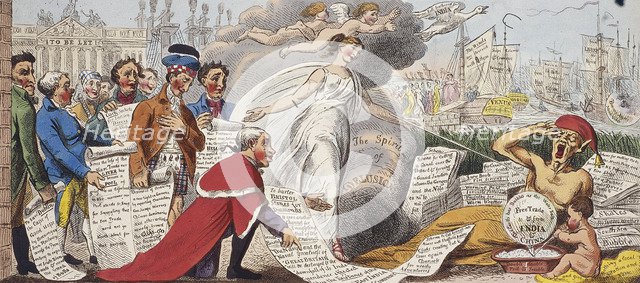 'The spirit of delusion', London, c1825. Artist: Anon