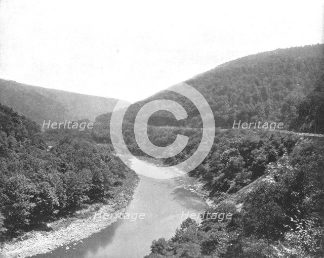 The 'Packsaddle', Allegheny Mountains, Pennsylvania, USA, c1900.  Creator: Unknown.