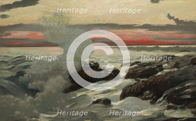 West Point, Prout's Neck, 1900. Creator: Winslow Homer.