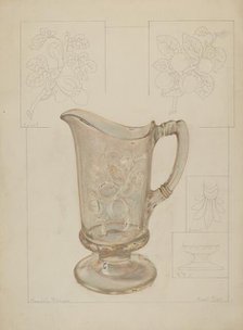 Pitcher, 1937. Creator: Manuel G. Runyan.