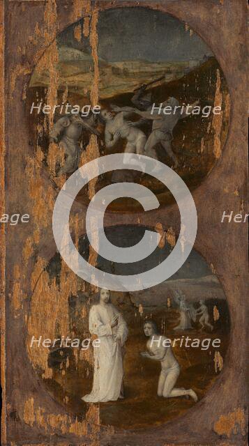 The Flood (reverse), Between 1508 and 1516. Creator: Bosch; Hieronymus (c. 1450-1516).