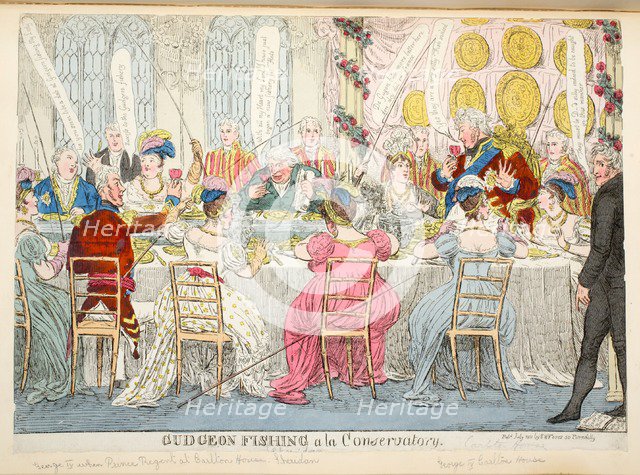 Gudgeon Fishing a la Conservatory, 1811.