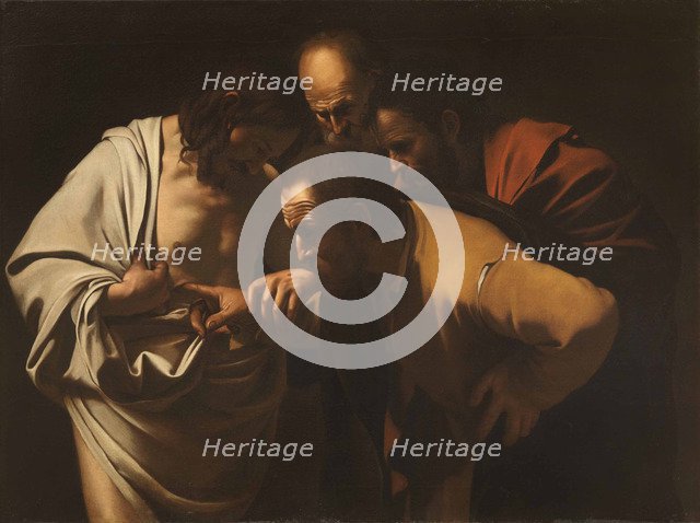 The Incredulity of Saint Thomas, 1600-1601.