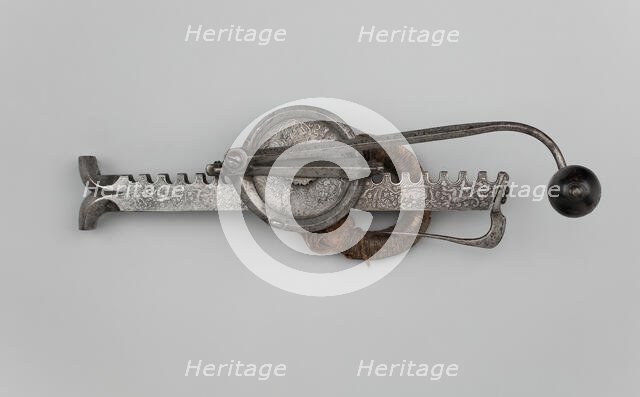 Cranequin (Winder) for a Sporting Crossbow, Switzerland, 16th century. Creator: Unknown.