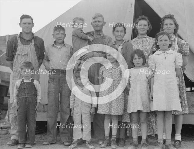 FSA migratory labor camp, Brawley, Imperial Valley, 1939. Creator: Dorothea Lange.