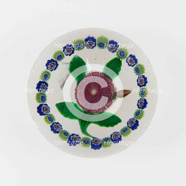 Paperweight, Saint-Louis, c. 1848-55. Creator: Saint-Louis Glassworks.