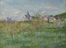 Printemps à Giverny, effet d'après-midi (Spring in Giverny, afternoon effect), 1885. Creator: Monet, Claude (1840-1926).