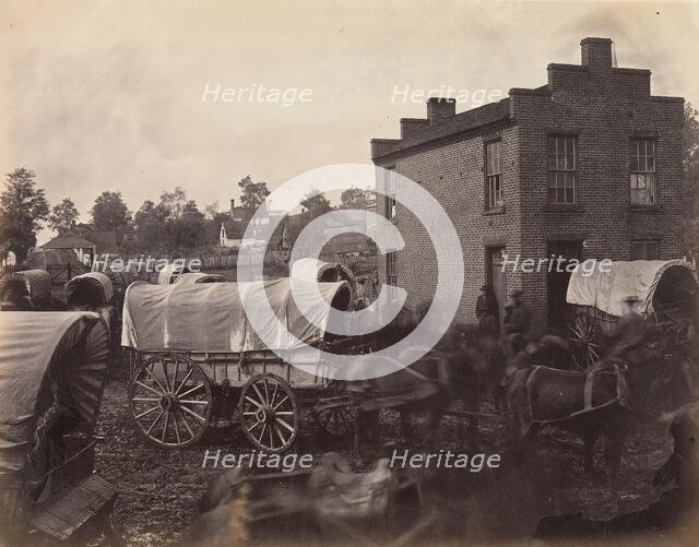 Street Scene, Culpeper, Virginia, March 1864. Creator: Andrew Joseph Russell.
