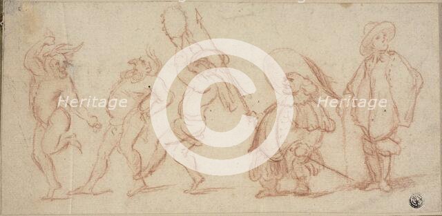 Carnival Figures, n.d. Creator: Baccio del Bianco.