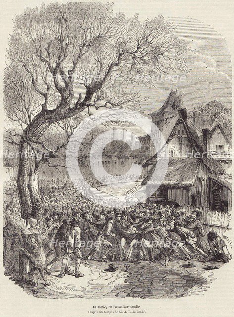 La Soule, en Basse - Normandie, pub February 28, 1852. Creator: French School (19th Century).