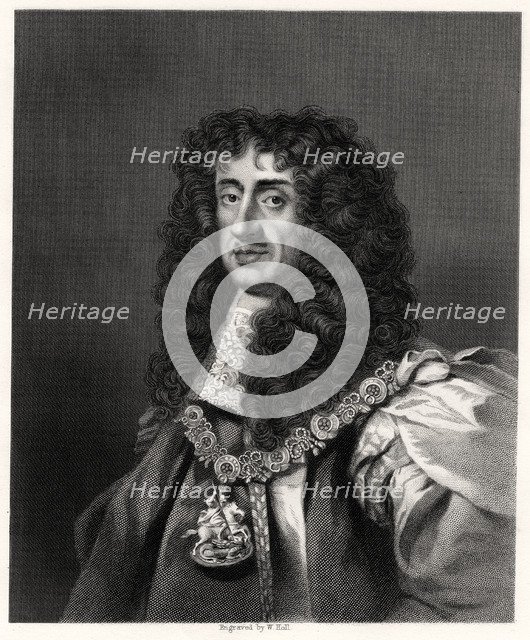 Charles II, King of Great Britain and Ireland, 19th century.Artist: W Holl