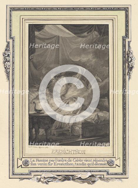 La Famine par l'ordre de Ceres ..., 1767. Creator: Jean-Michel Moreau.