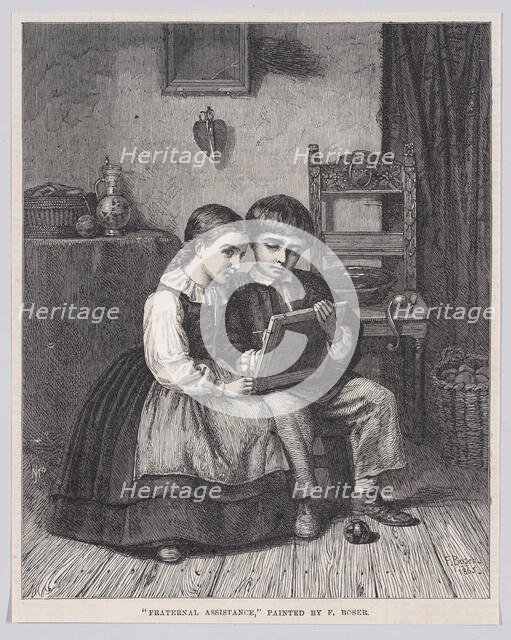 Fraternal Assistance, from "Illustrated London News", August 19, 1865. Creator: Mason Jackson.