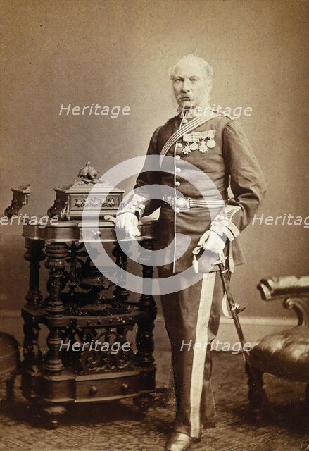 Sir Thomas Longmore, 1877. Creator: Adams & Stilliard.