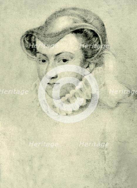 Elisabeth of Austria, Queen of France, 1572, (1907).  Creator: Unknown.