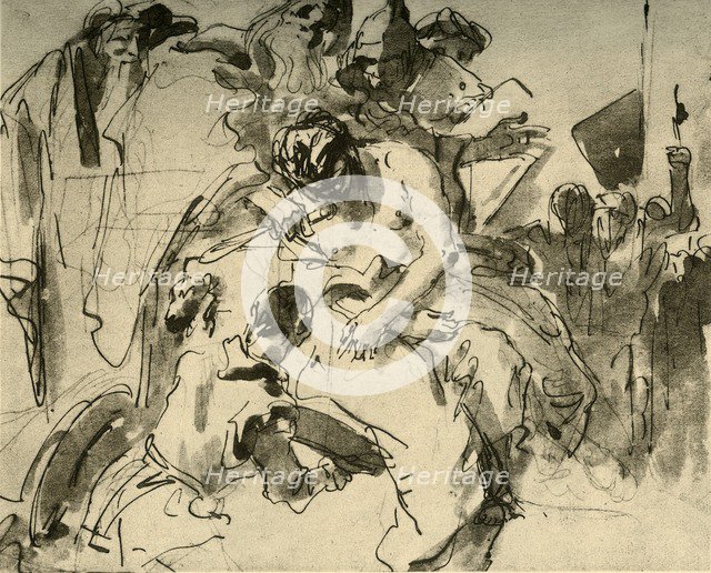 'The Sacrifice of Iphigenia', c1757, (1928). Artist: Giovanni Battista Tiepolo.