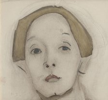 Self-Portrait, 1915. Creator: Schjerfbeck, Helene (1862-1946).