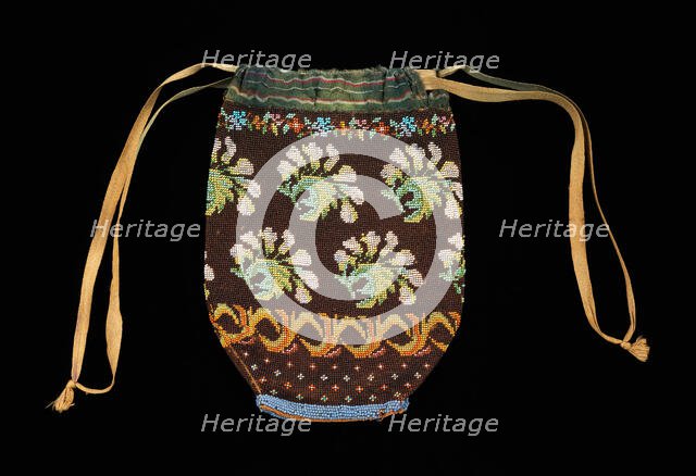 Pouch, American, 1830-60. Creator: Unknown.