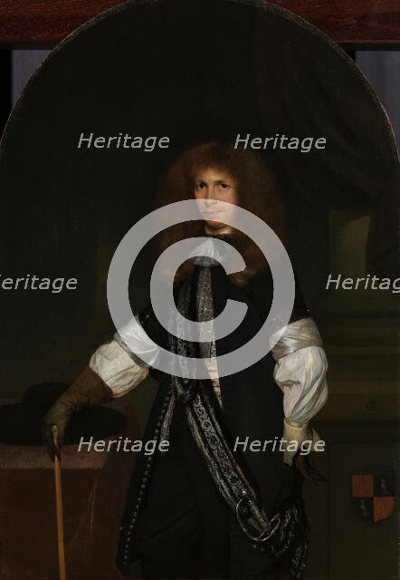 Jacob de Graeff (1642-90). In the Uniform of an Officer, 1670-1681. Creator: Gerard Terborch II.