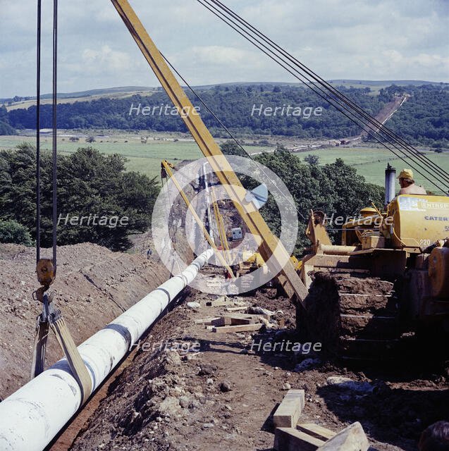 Brampton Gas Pipeline, Cumbria, 07/1975. Creator: John Laing plc.