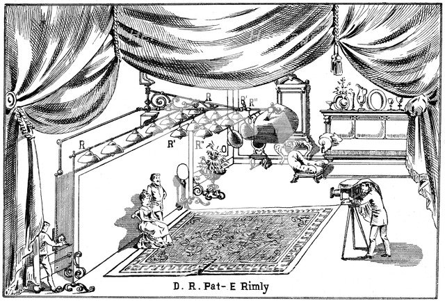 Photographer's studio, c1895. Artist: Unknown