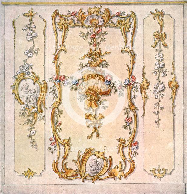 Design for a mural decoration, Germany, (1928). Creator: Unknown.