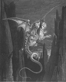 The Hell. Illustration to the Divine Comedy by Dante Alighieri, 1861.
