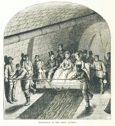 Excursion in the Paris Sewers, 1878. Creator: Unknown.
