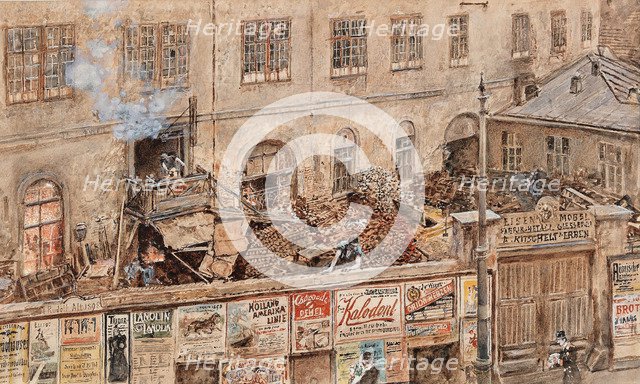 The Kitschelt iron foundry at the Skodagasse in Vienna, 1898.