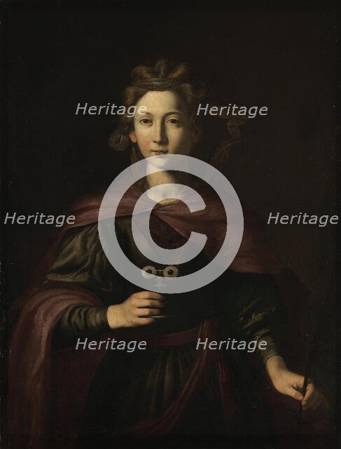 Saint Lucy, probably approx. 1630-1650. Creator: Giovanni Ricca.