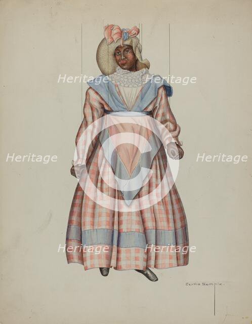 Puppet - "Liza", c. 1938. Creator: Bertha Semple.