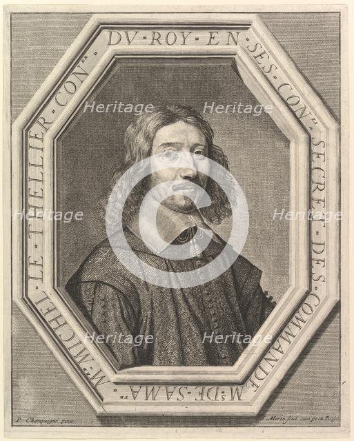 Michel Le Tellier conseiller du roi. Creator: Jean Morin.