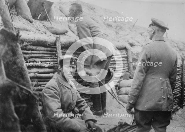 Observation from German Trenches, between c1910 and c1915. Creator: Bain News Service.