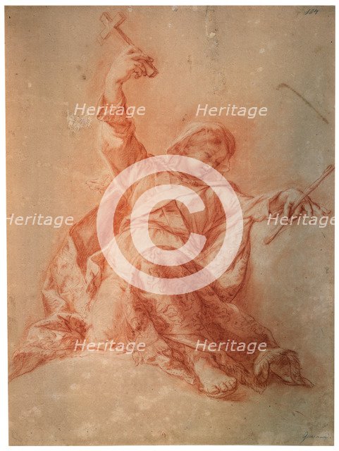 'Allegory of the Faith', 18th century. Artist: Jacopo Guarana