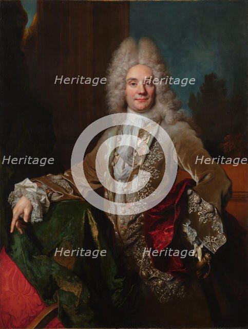 Portrait of Pierre-Joseph Titon (1686-1758), seigneur de Cogny, vicomte de La Forêt-Tornier, 1715. Creator: Largillière, Nicolas, de (1656-1746).