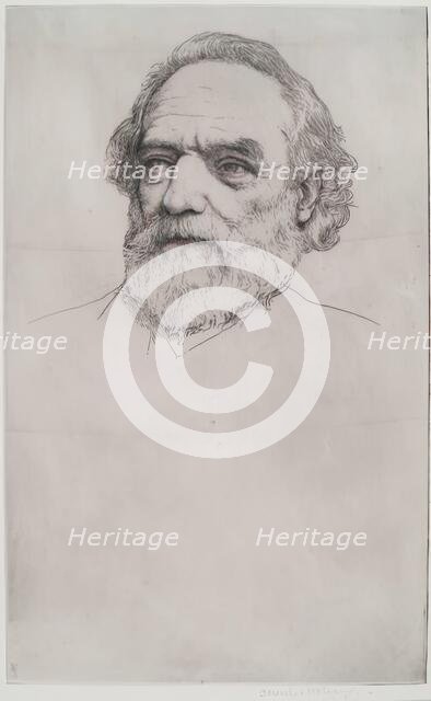 Portrait of Alphonse Legros. Creator: Charles Holroyd.