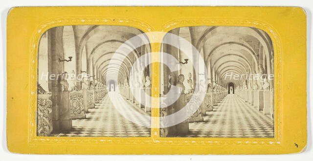 Palais de Versailles, Galerie des Sculptures, 1875/99. Creator: Unknown.