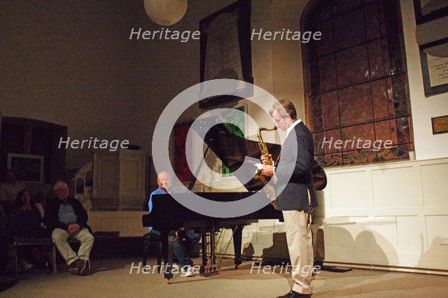 Brian Kellock and T Smith, Illminster Arts Centre, Illminster, Somerset, 2015. Artist: Brian O'Connor.