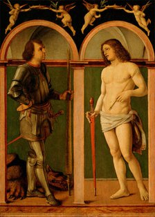 Saint George and Saint Sebastian, c1507 - 1510. Creator: Andrea Solario.