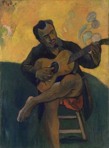 Guitar player, 1894. Artist: Gauguin, Paul Eugéne Henri (1848-1903)