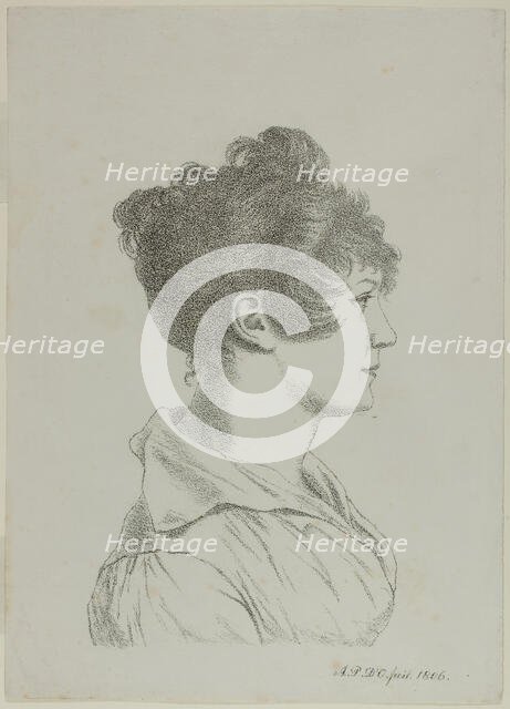 Portrait of Madame Adelaide, 1806. Creator: Antoine Philippe d'Orléans.