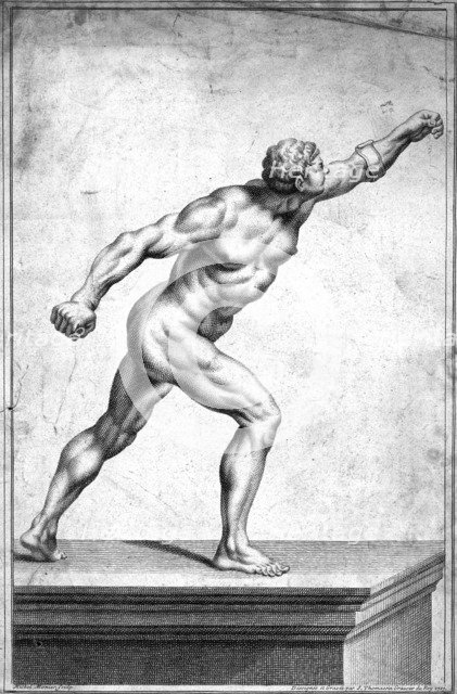 'Le Gladiateur', c1717. Artist: Unknown.