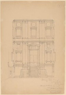 Library, San Lorenzo, c. 1896. Creator: John Russell Pope.