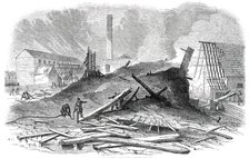 Ruins of the Great Fire at Bermondsey, 1850. Creator: Unknown.