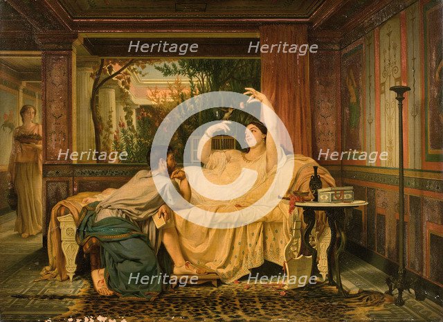 Lesbia and her Sparrow, 1860.